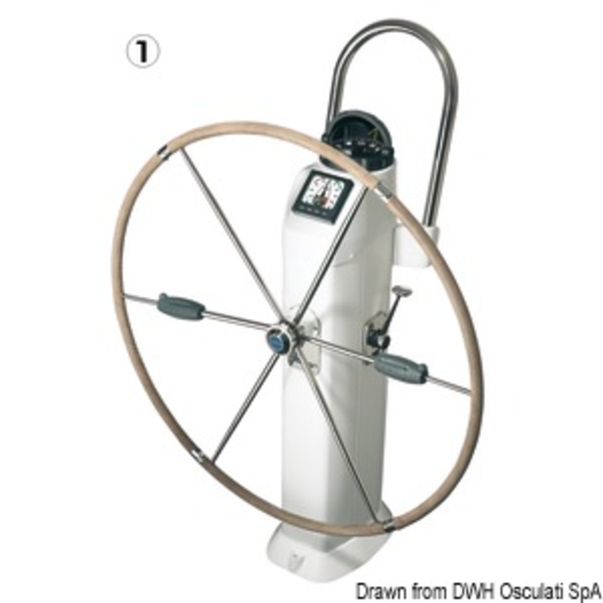 Roue pliante compacte Lewmar - Roue pliante Lewmar 101 cm