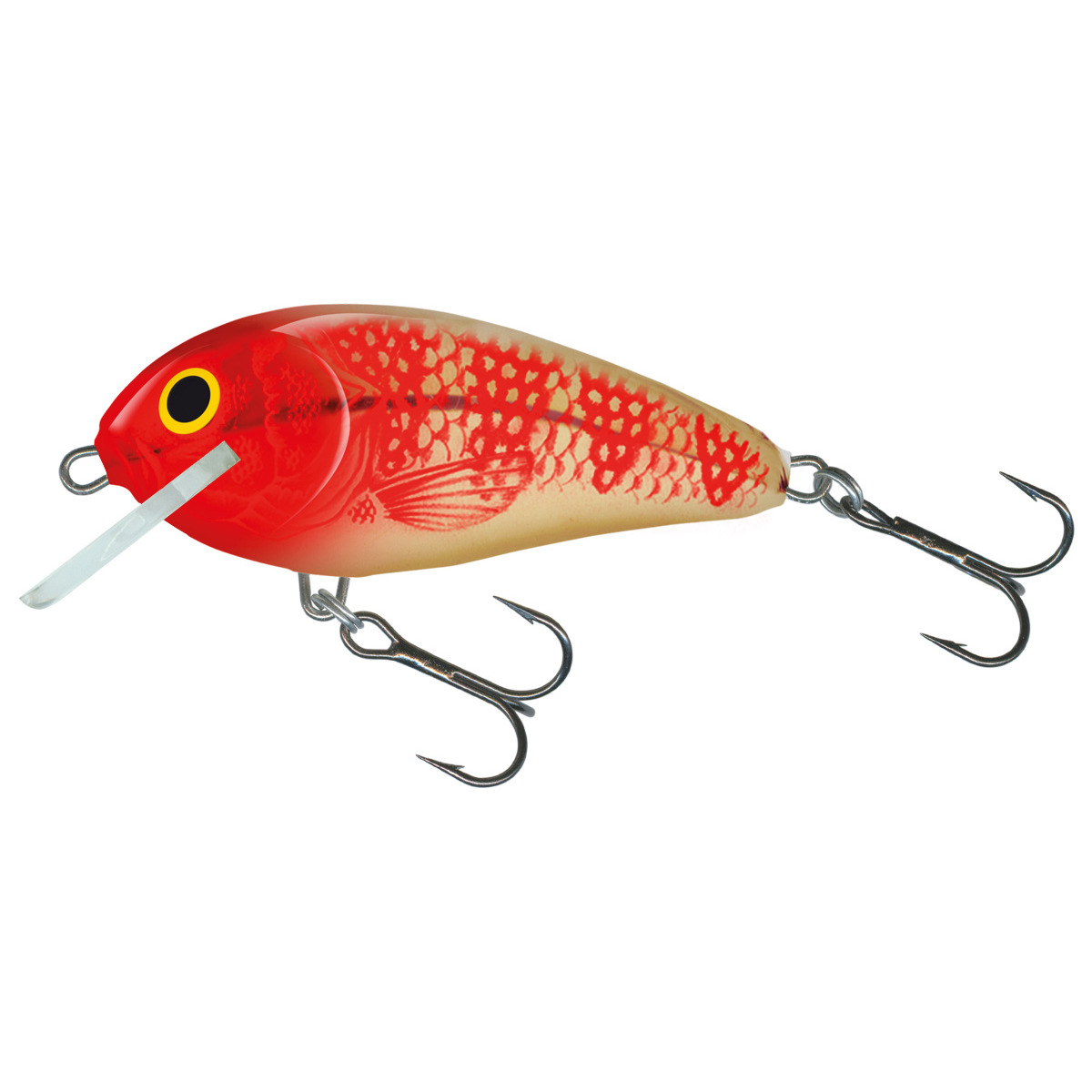 Salmo Butcher Floating 5cm - Golden Red Head