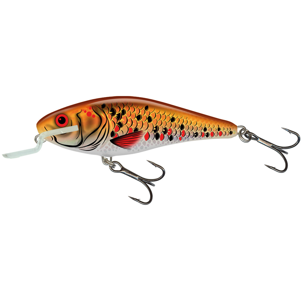 Salmo Executor Shallow Runner Floating 12cm - Holographic Golden Back