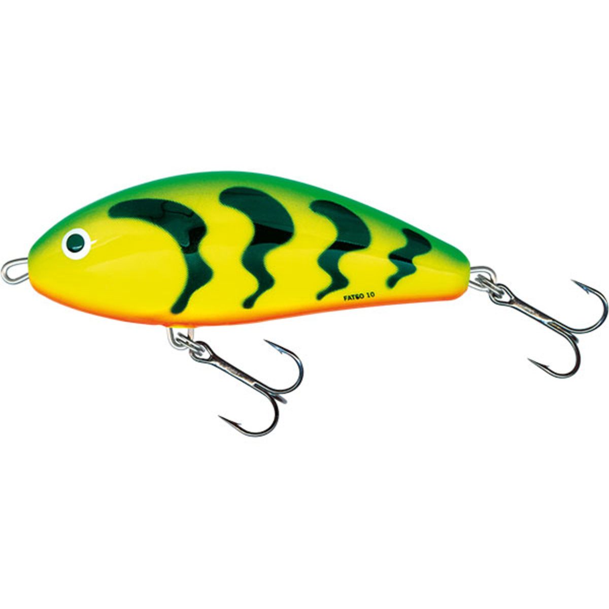 Salmo Fatso Floating - 10 Cm - Green Tiger