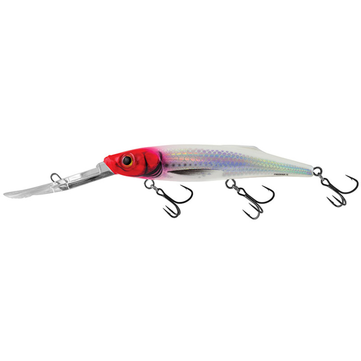 Salmo Freediver Super Deep Runner - 12 Cm - Holographic Red Head