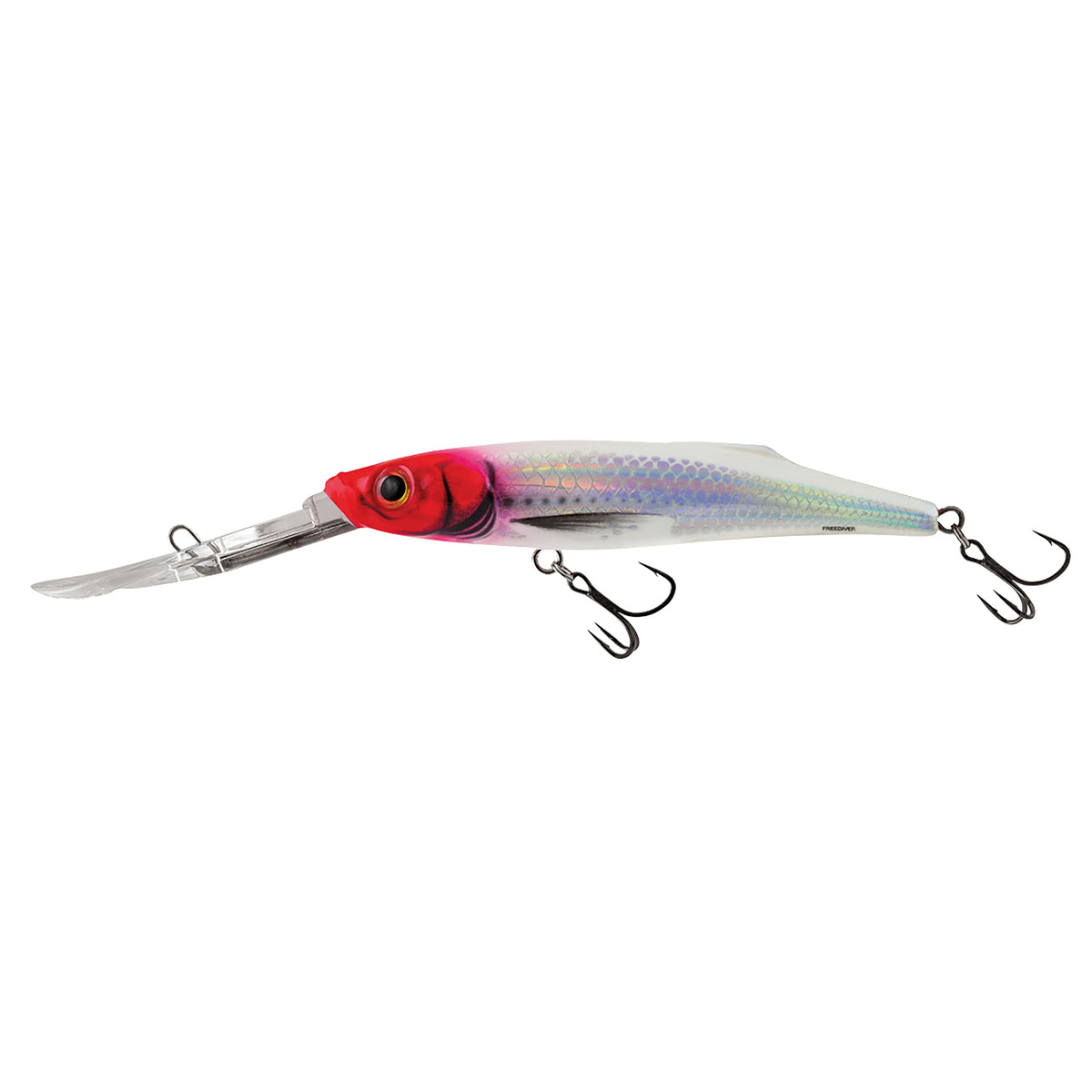 Salmo Freediver Super Deep Runner - 7 Cm - Holographic Red Head