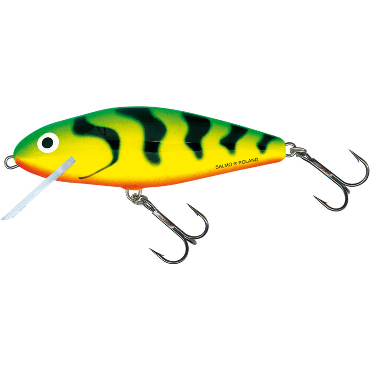 Salmo Perch Floating - 14 Cm - Green Tiger