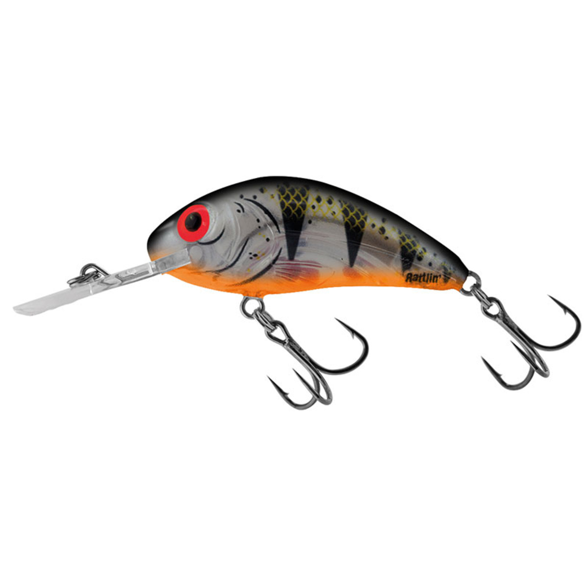 Salmo Rattlin Hornet Clear Floating - 4.5 Cm - Clear Young Perch