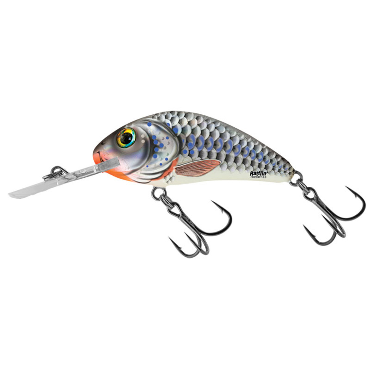 Salmo Rattlin Hornet Floating - 5.5 Cm - Silver Holographic Shad
