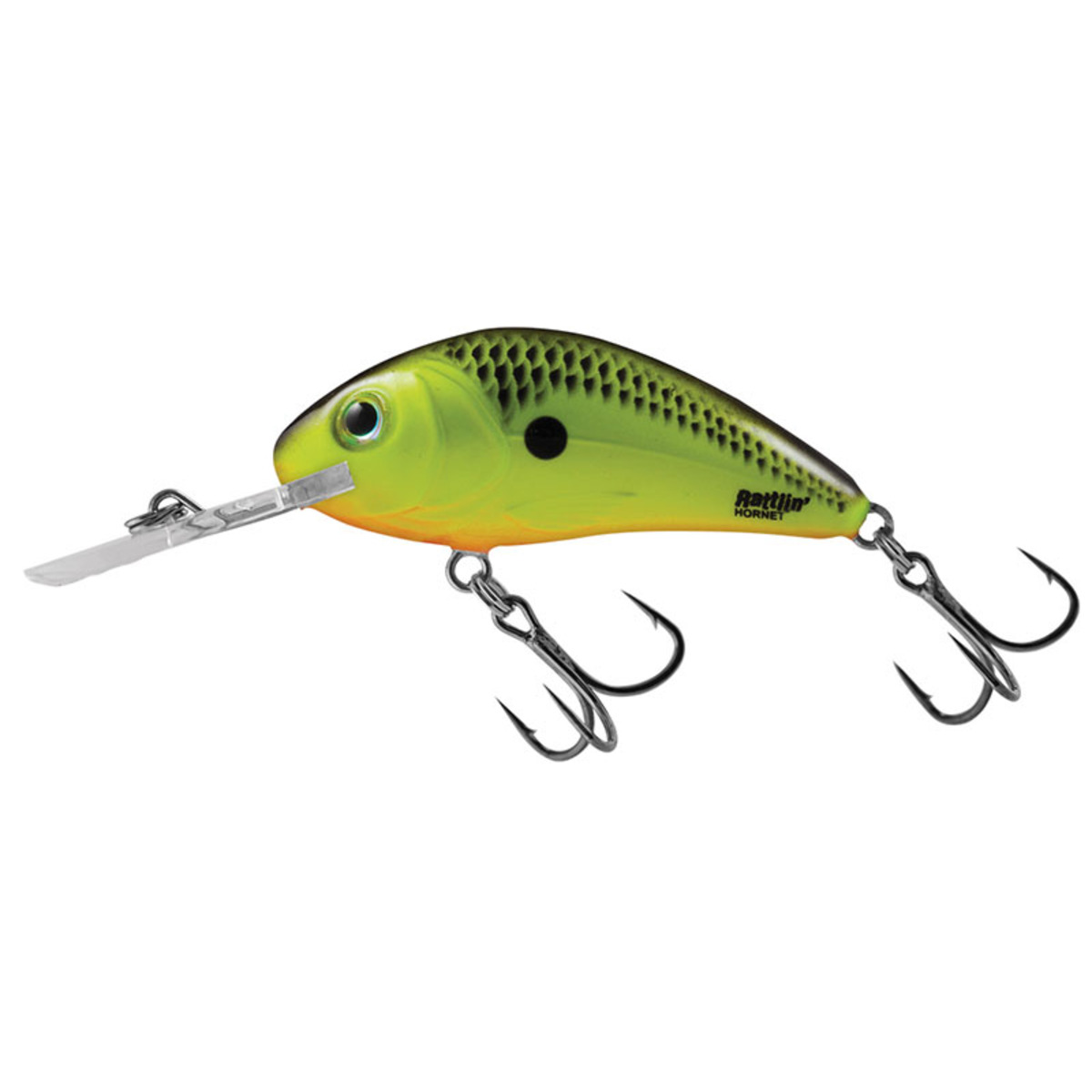 Salmo Rattlin Hornet Floating - 5.5 Cm - Chartreuse Shad