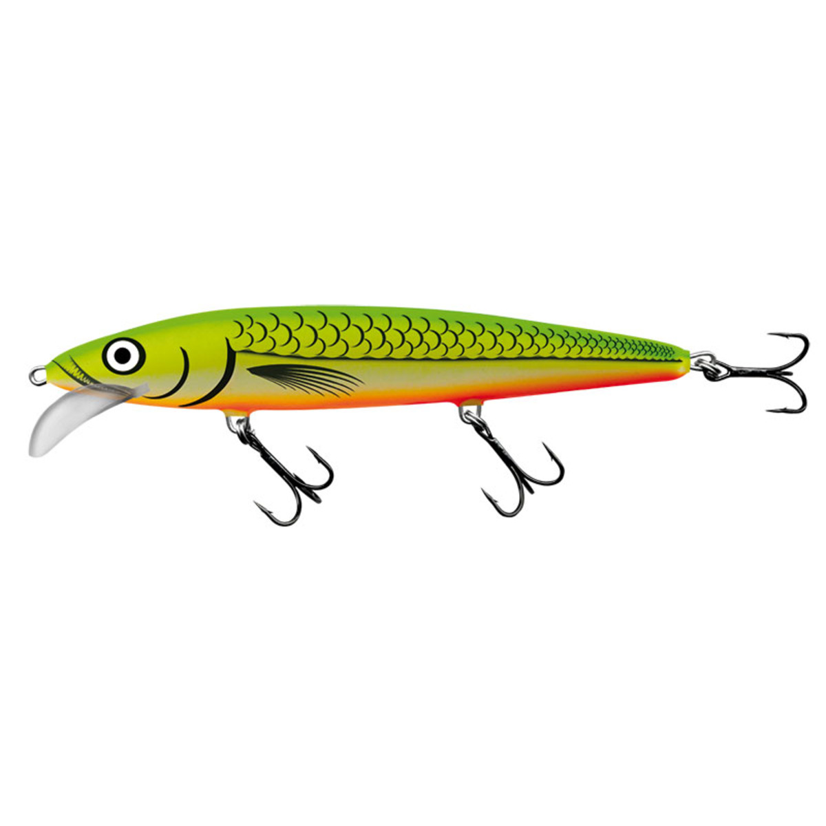Salmo Whacky Floating - 12 Cm - Glowing Fluorescent Fish