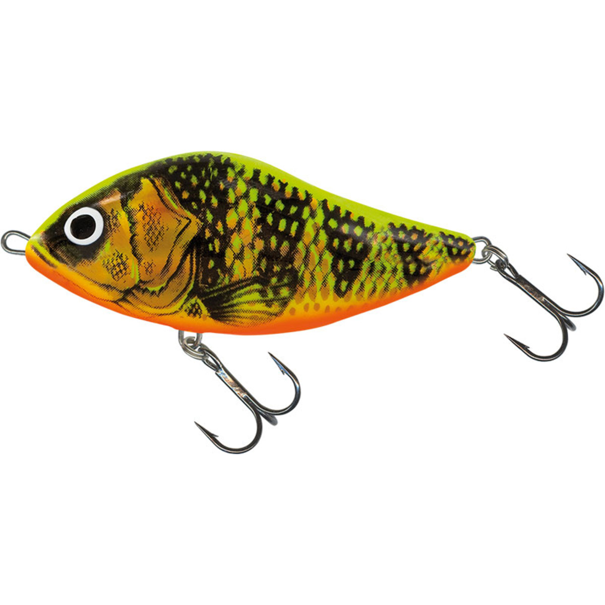 Salmo Slider Floating - 12 Cm - Gold Fluo Perch