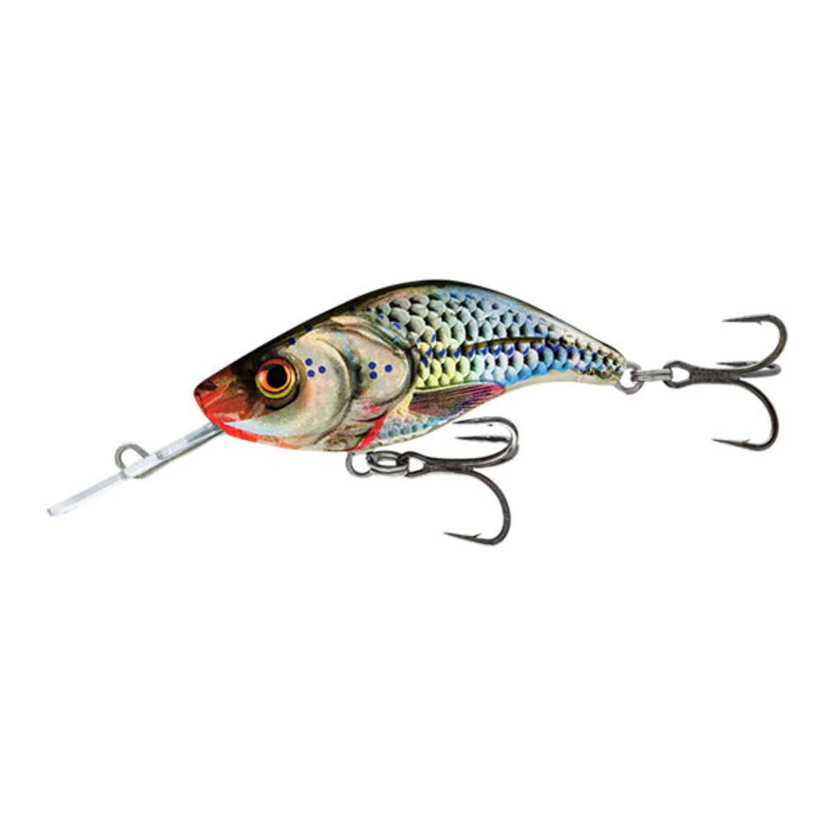 Salmo Sparky Shad Sinking - 4 Cm - Silver Holographic