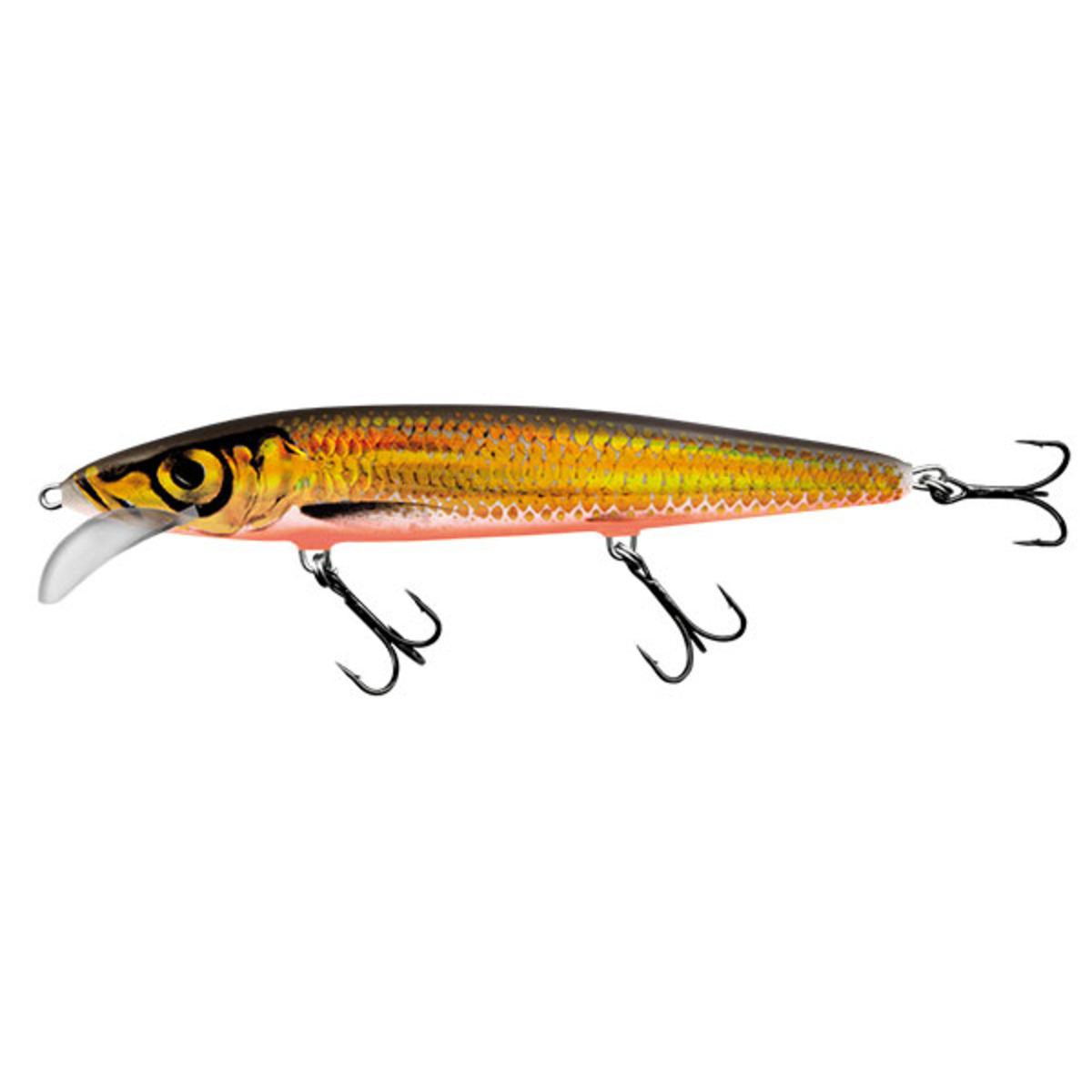 Salmo Whacky Floating - 9 Cm - Gold Chartreuse Shad