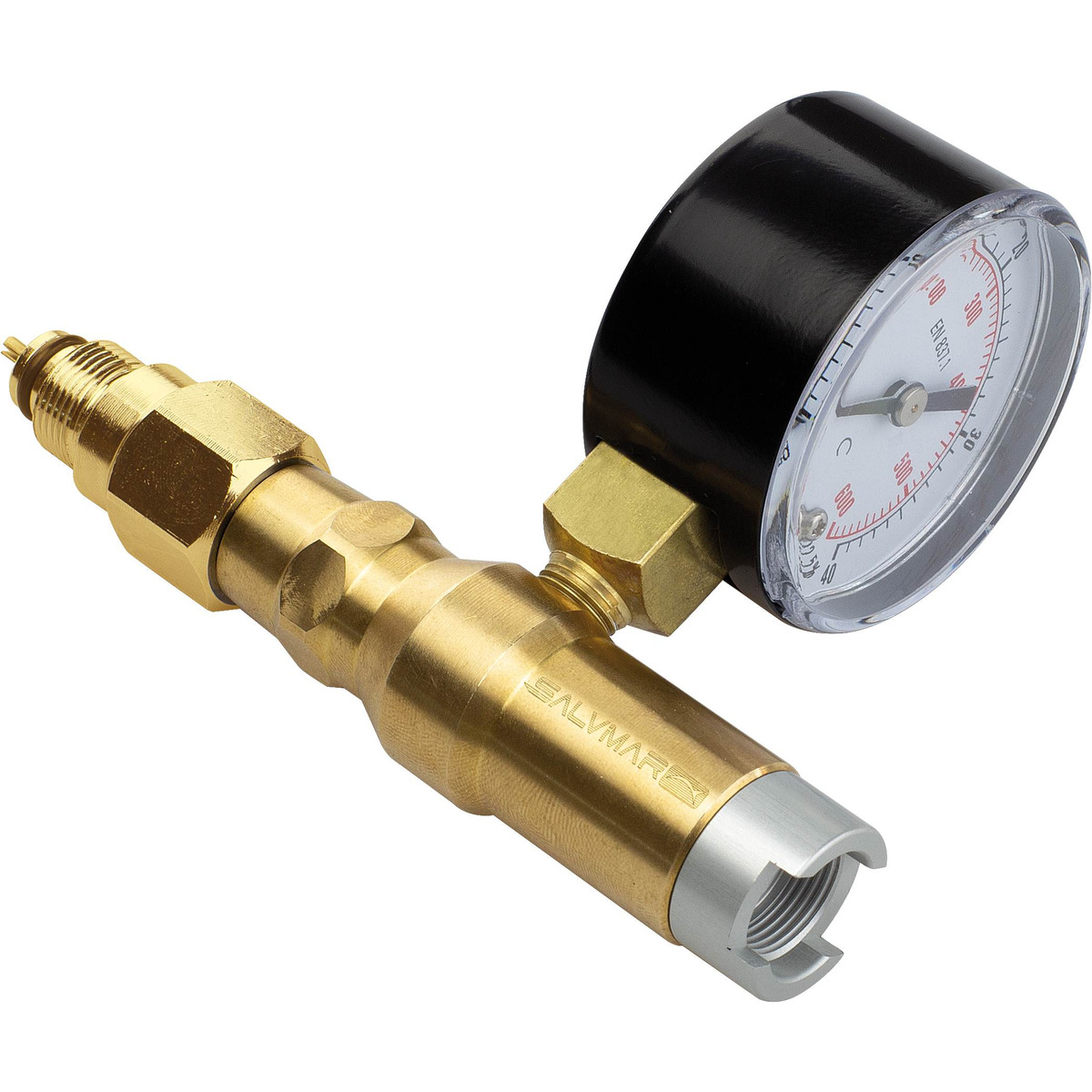 Salvimar Manometer With Integrated Refill Valve - (  Sten )