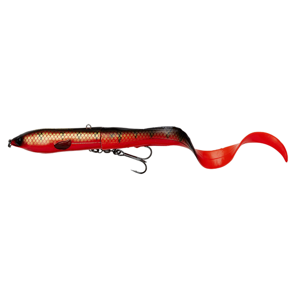 Savage Gear 3d Hard Eel 2+1 17cm 50g Slow Sinking - RED N BLACK