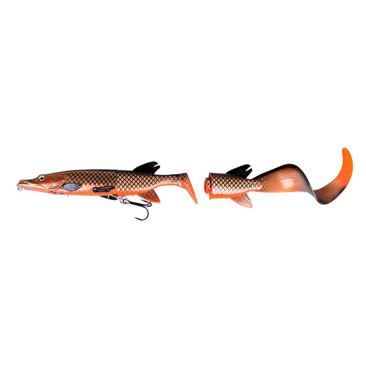 Savage Gear Lb 3d Hybrid Pike Spare Tail 17cm - RED COPPER PIKE