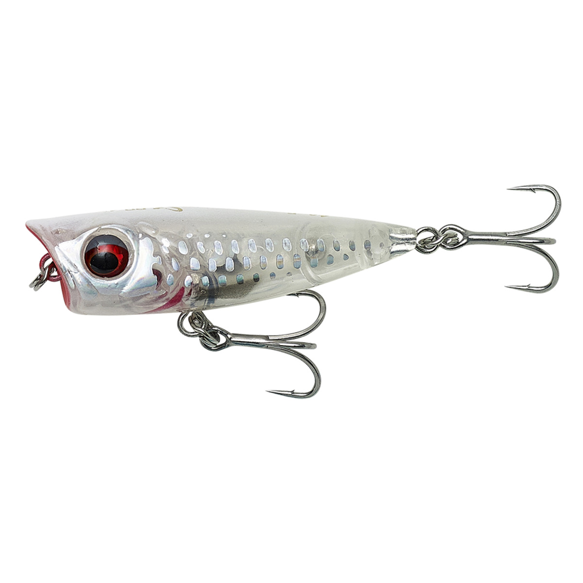 Savage Gear 3d Minnow Popper 4.3cm 2.6g Floating - CRYSTAL WHITE