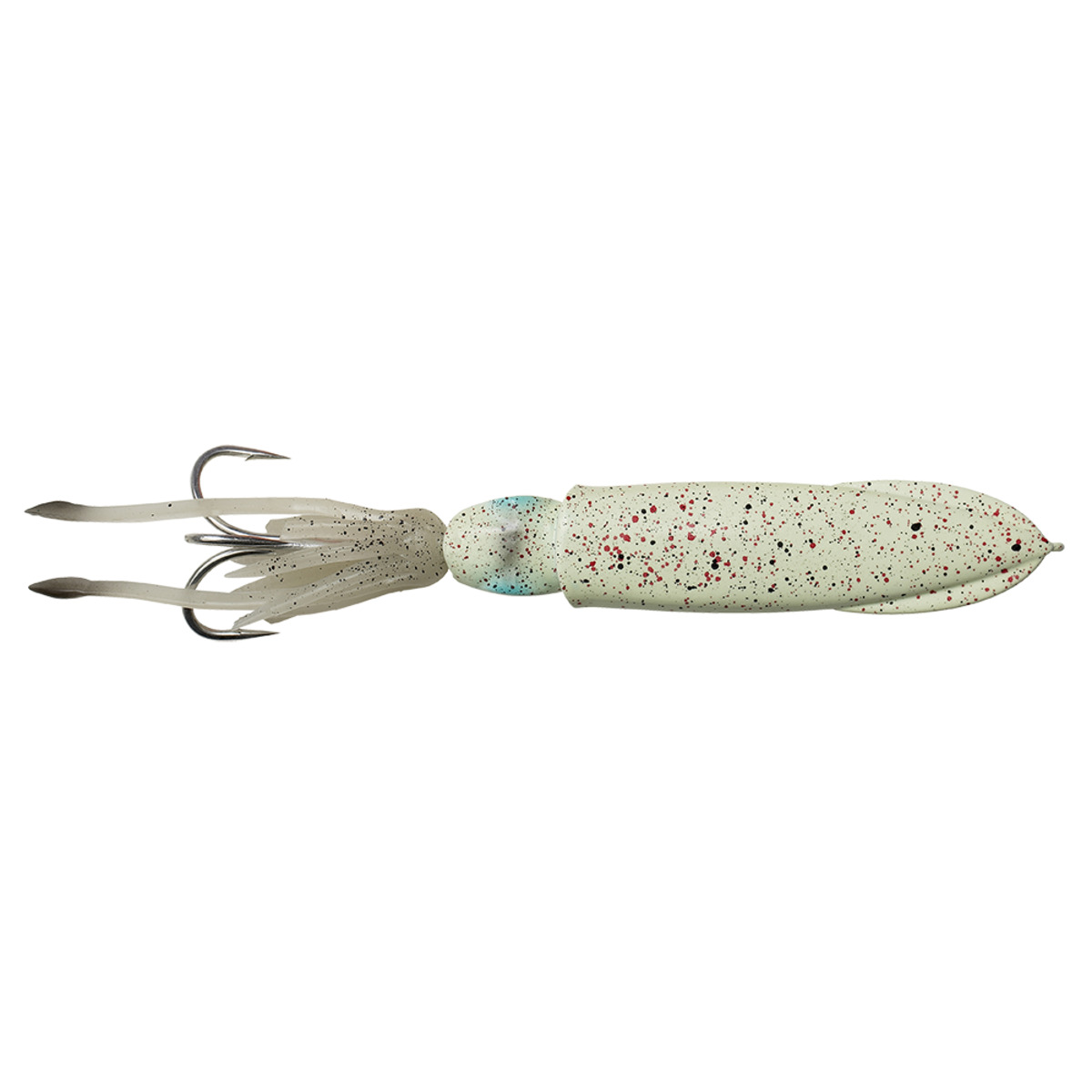 Savage Gear 3d Swim Squid Jig 14cm 400g Sinking - GREEN EYE GLOW