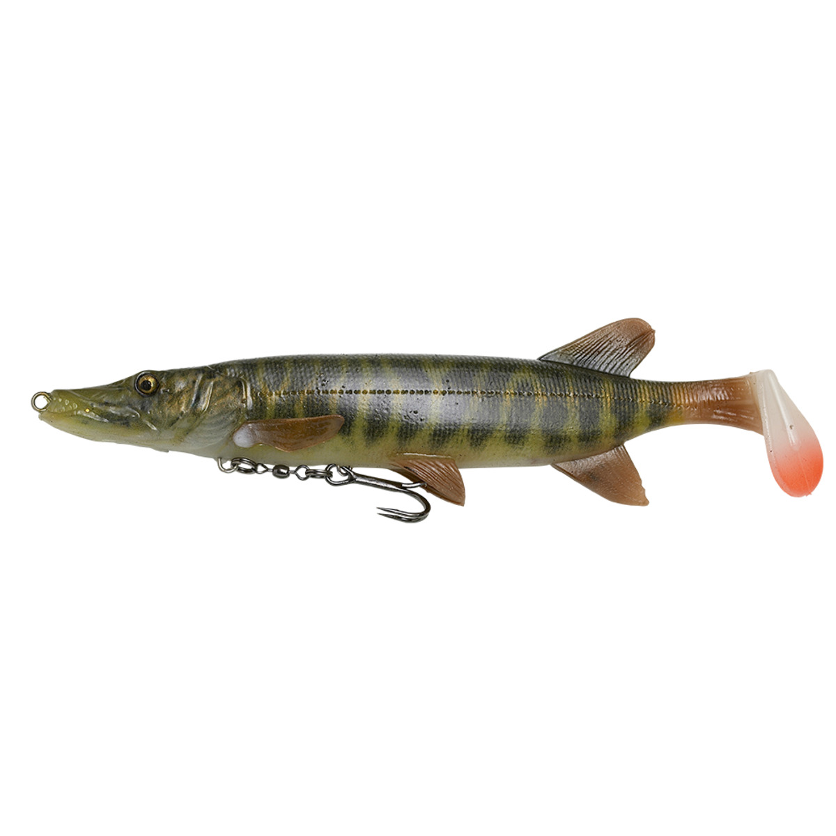 Savage Gear 4d Pike Shad 20cm 65g Slow Sink - STRIPED PIKE