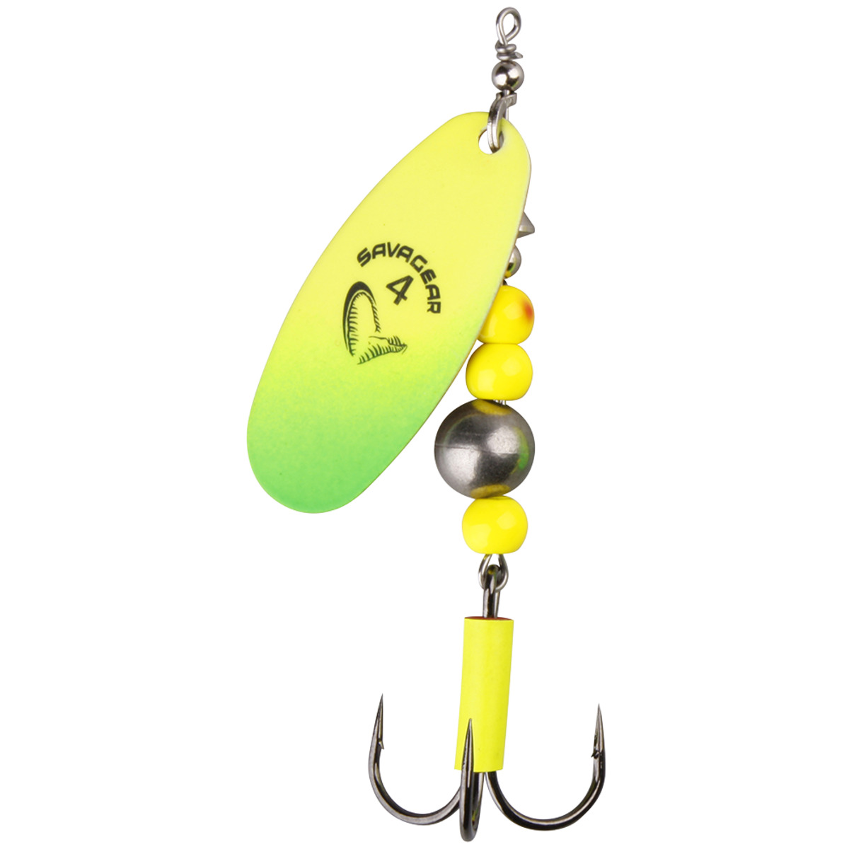 Savage Gear Caviar Spinner #4 18g Sinking - FLUO YELLOW/CHARTREUSE