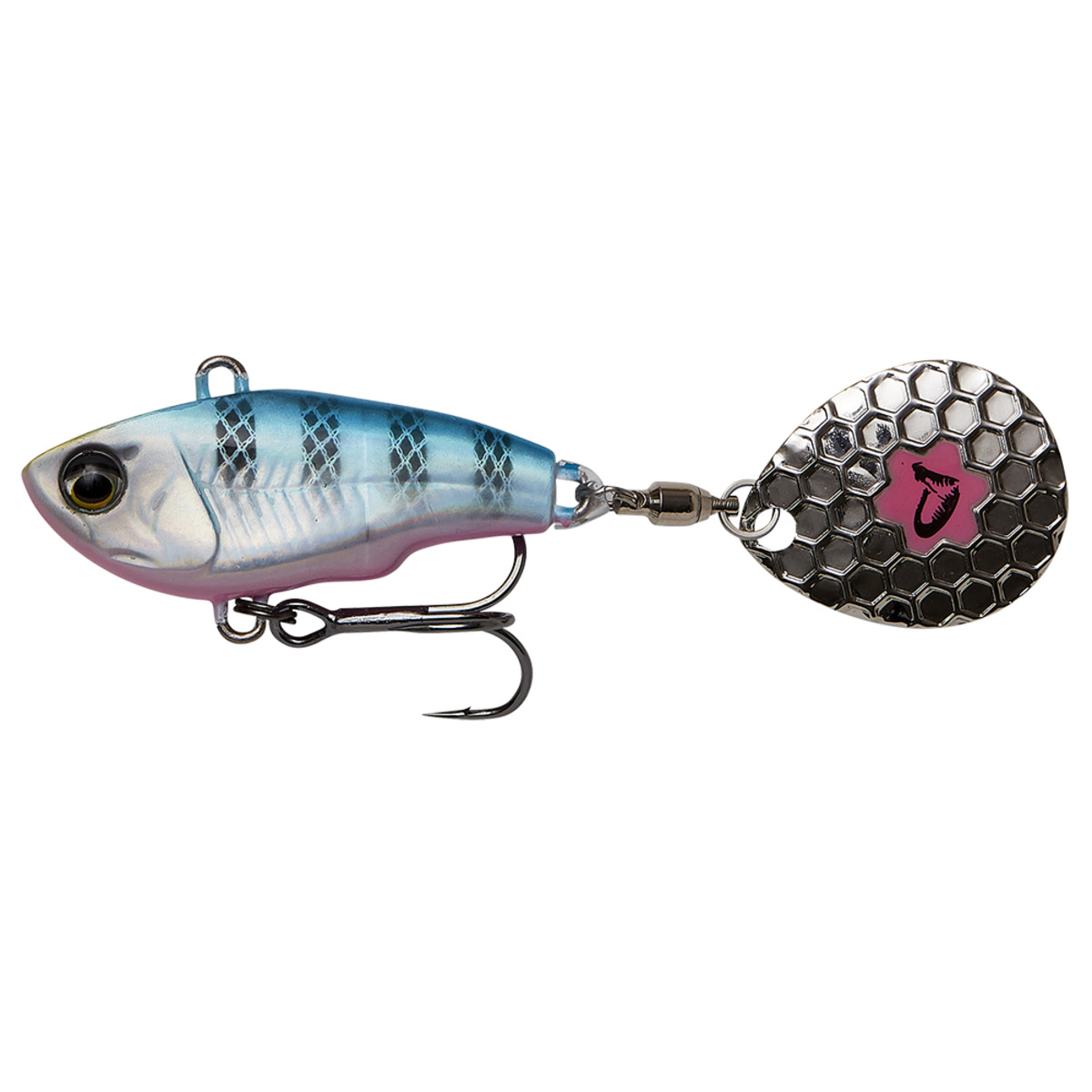 Savage Gear Fat Tail Spin 5.5cm 9g Sinking - BLUE SILVER PINK