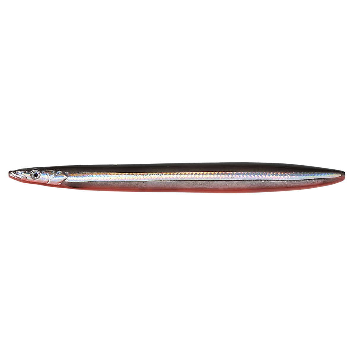 Savage Gear Line Thru Sandeel 11cm 15g Sinking - BLACK RED