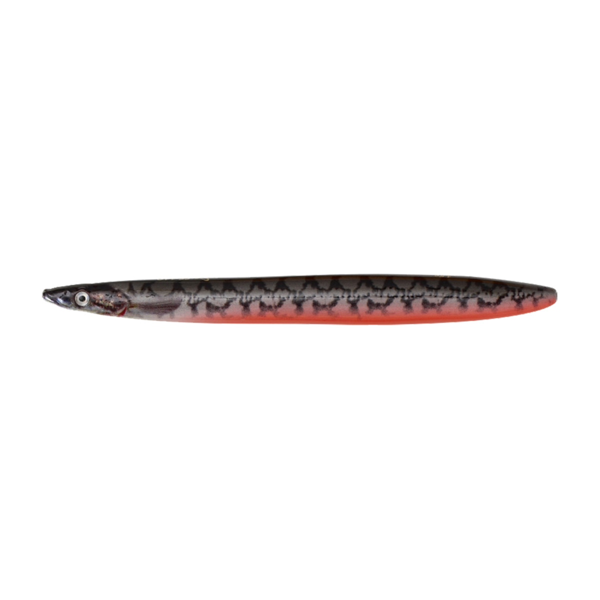 Savage Gear Line Thru Sandeel 8.5cm 11g - RED BLACK POUT