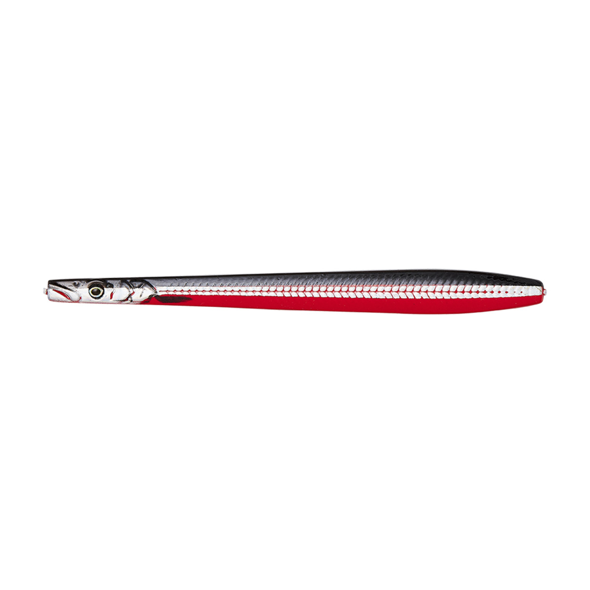 Savage Gear Line Thru Sandeel Nail 10cm 16g - BLACK RED