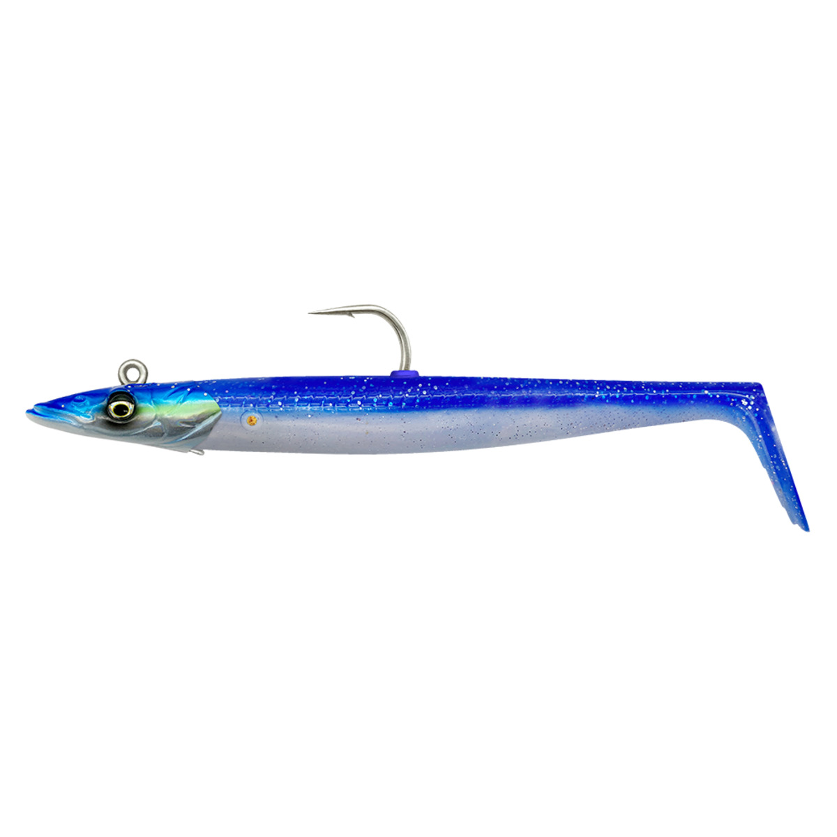 Savage Gear Sandeel V2 14cm 33g Sinking - BLUE PEARL SILVER 2+1