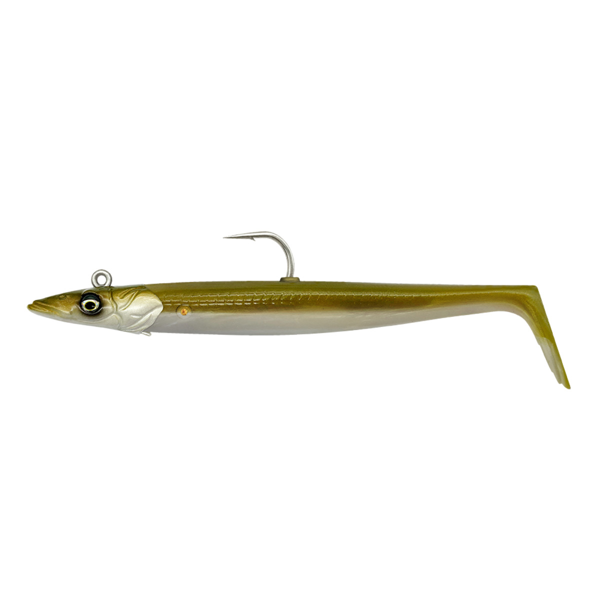 Savage Gear Sandeel V2 14cm 33g Sinking - KHAKI 2+1