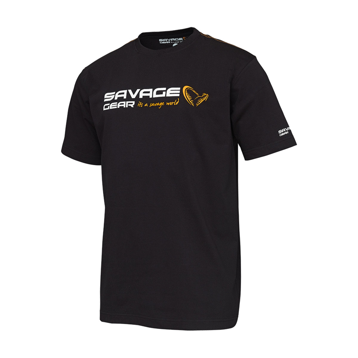 Savage Gear Signature Logo T-shirt - M BLACK INK