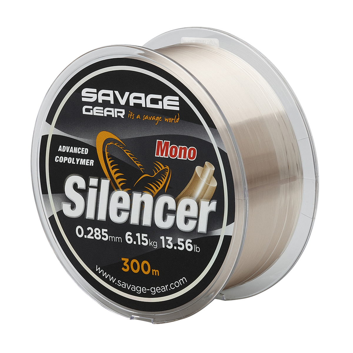 Savage Gear Silencer Mono 300m - 0.285MM  6.15KG 13.56LB FADE