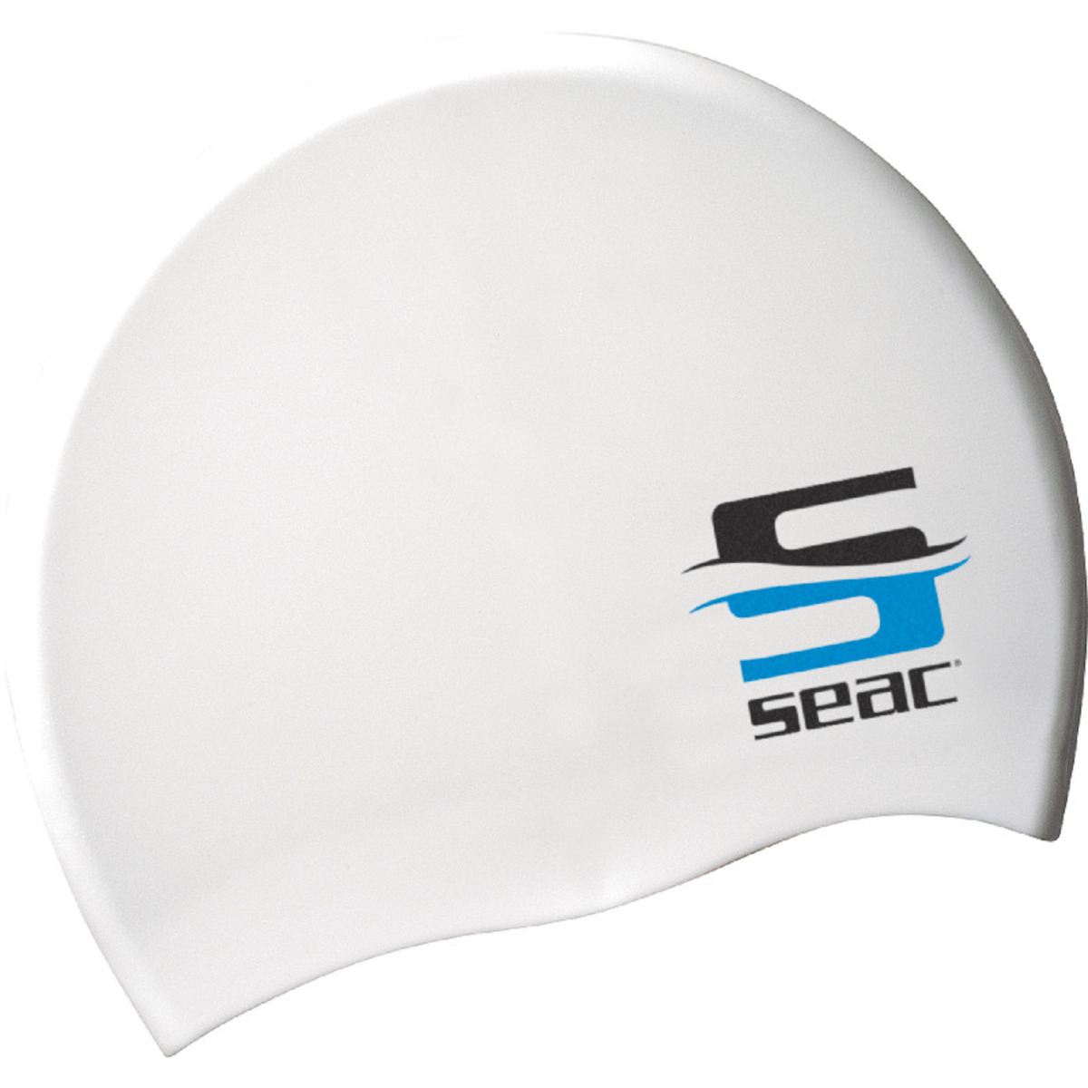 Seac Swimming Cap Silicone - Bianco Singola