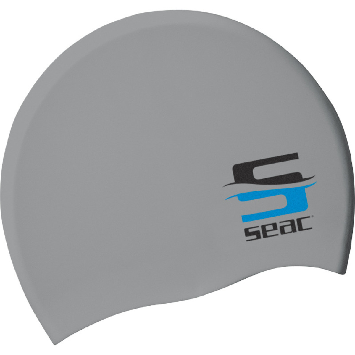 Seac Swimming Cap Silicone - Silver Singola