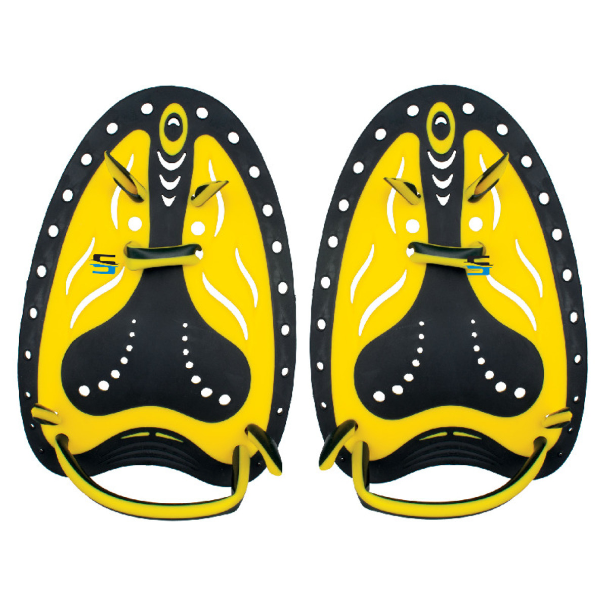 Seac Hand Paddle Pro Black/yellow - L-Xl