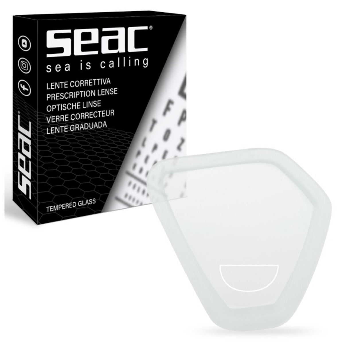 Seac Left Lens X Eagle - -1,5 D.