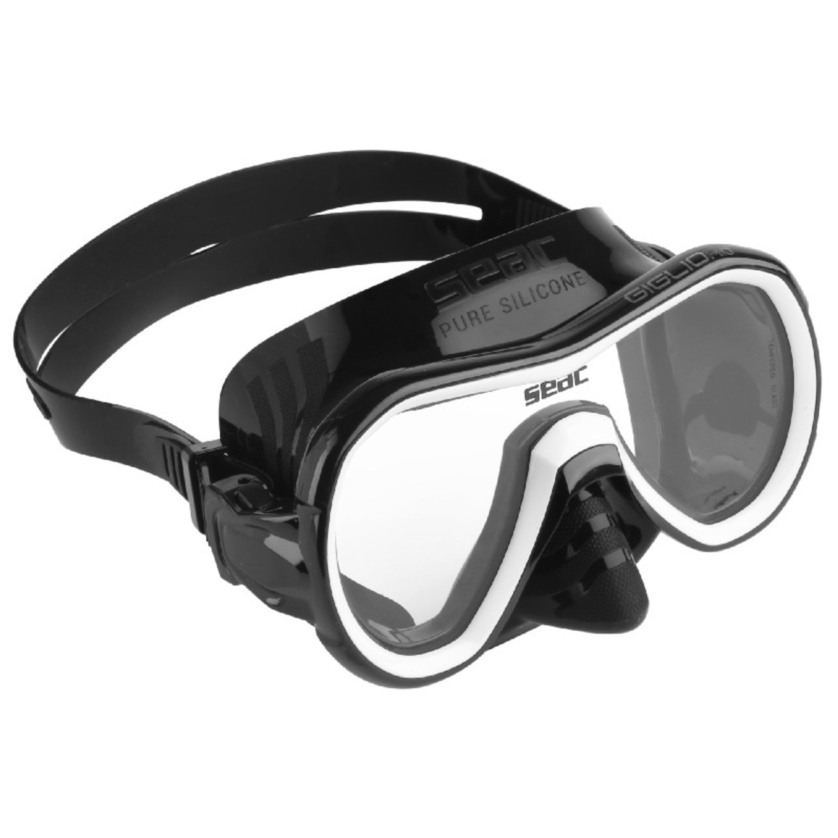 Seac Elba Mask - Md S-Bl Nero-Bianco