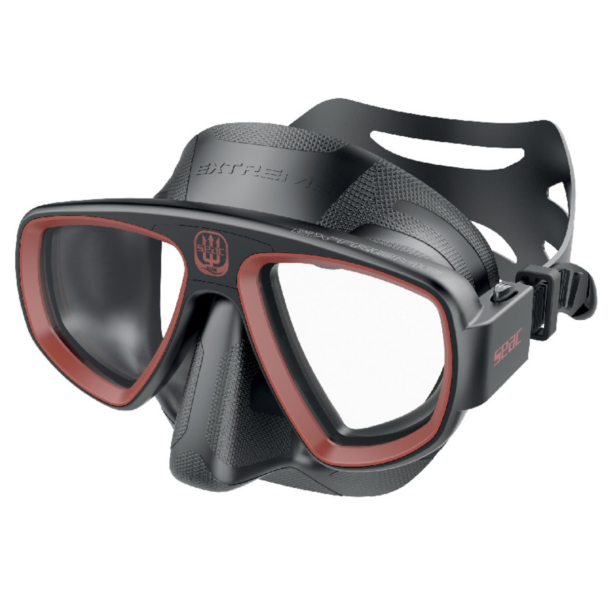 Seac Masque Extreme 50 - S-Bl Nero-Rosso