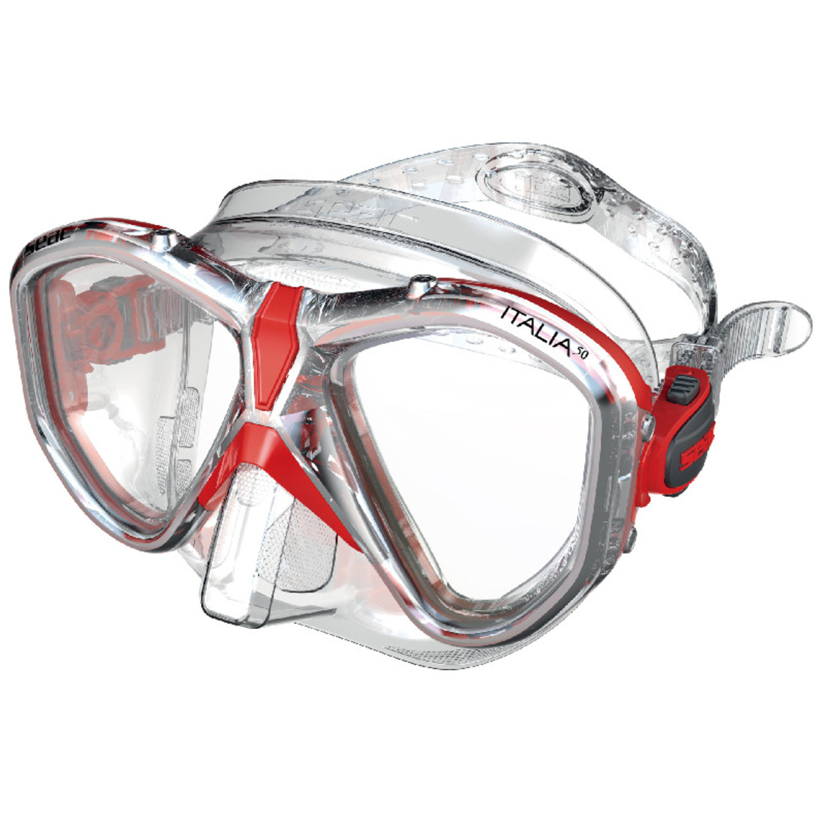 Seac Masque Italy 50 - S-Kl Rosso Metal