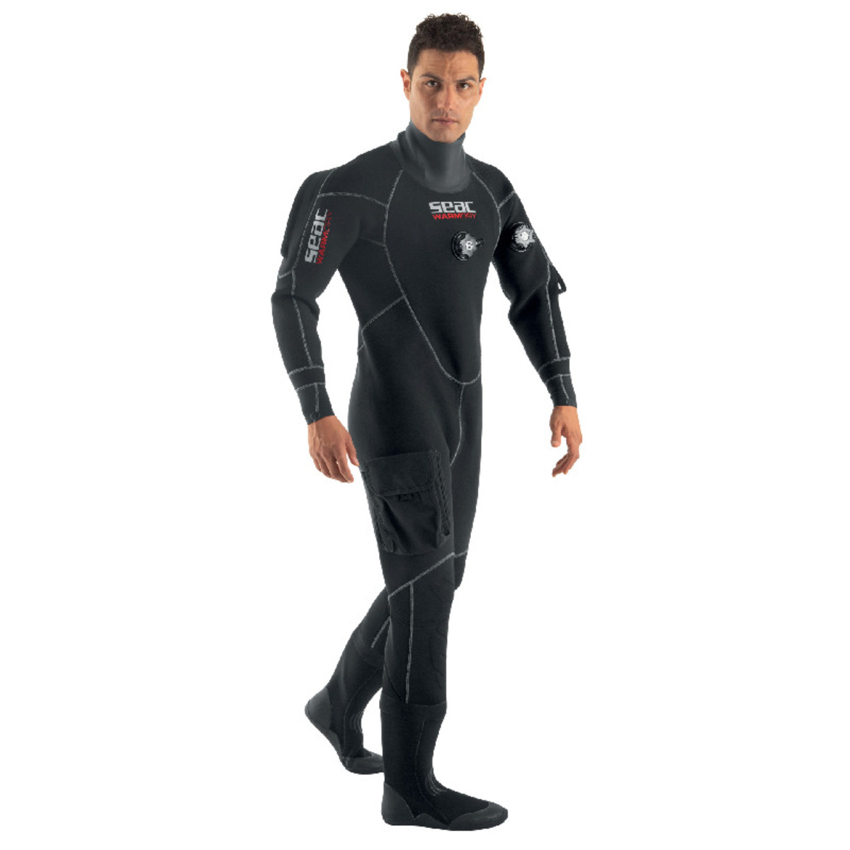 Seac Warm Dry Dry Dry Dry Wetsuit Man 4 Mm - S