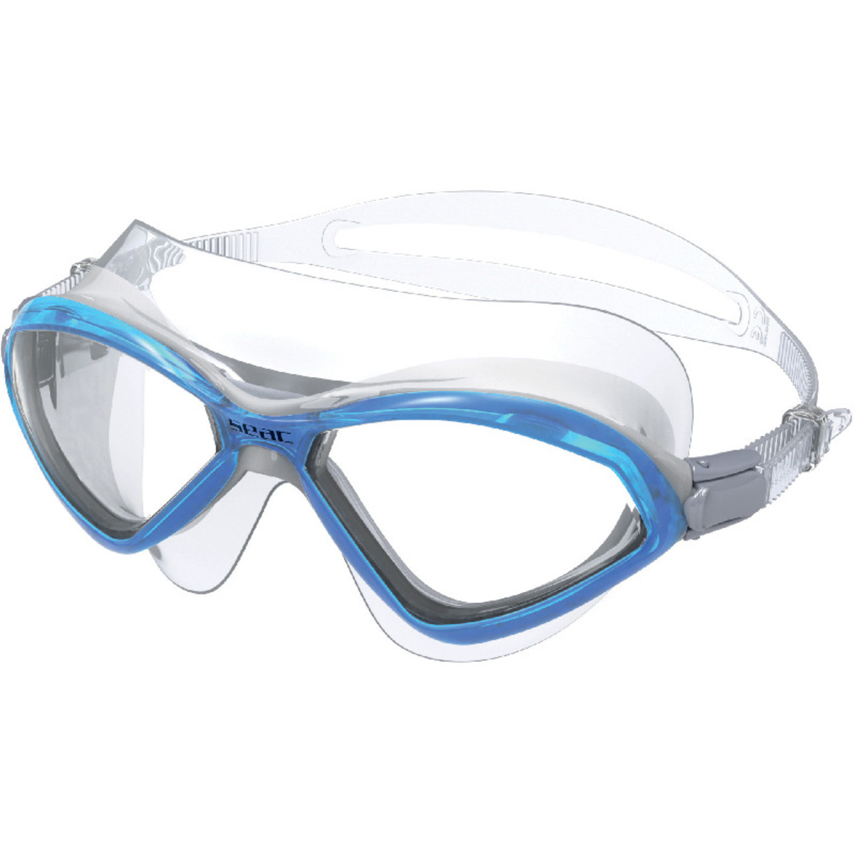 Seac Diablo Goggles - Blu Trasparente Lt