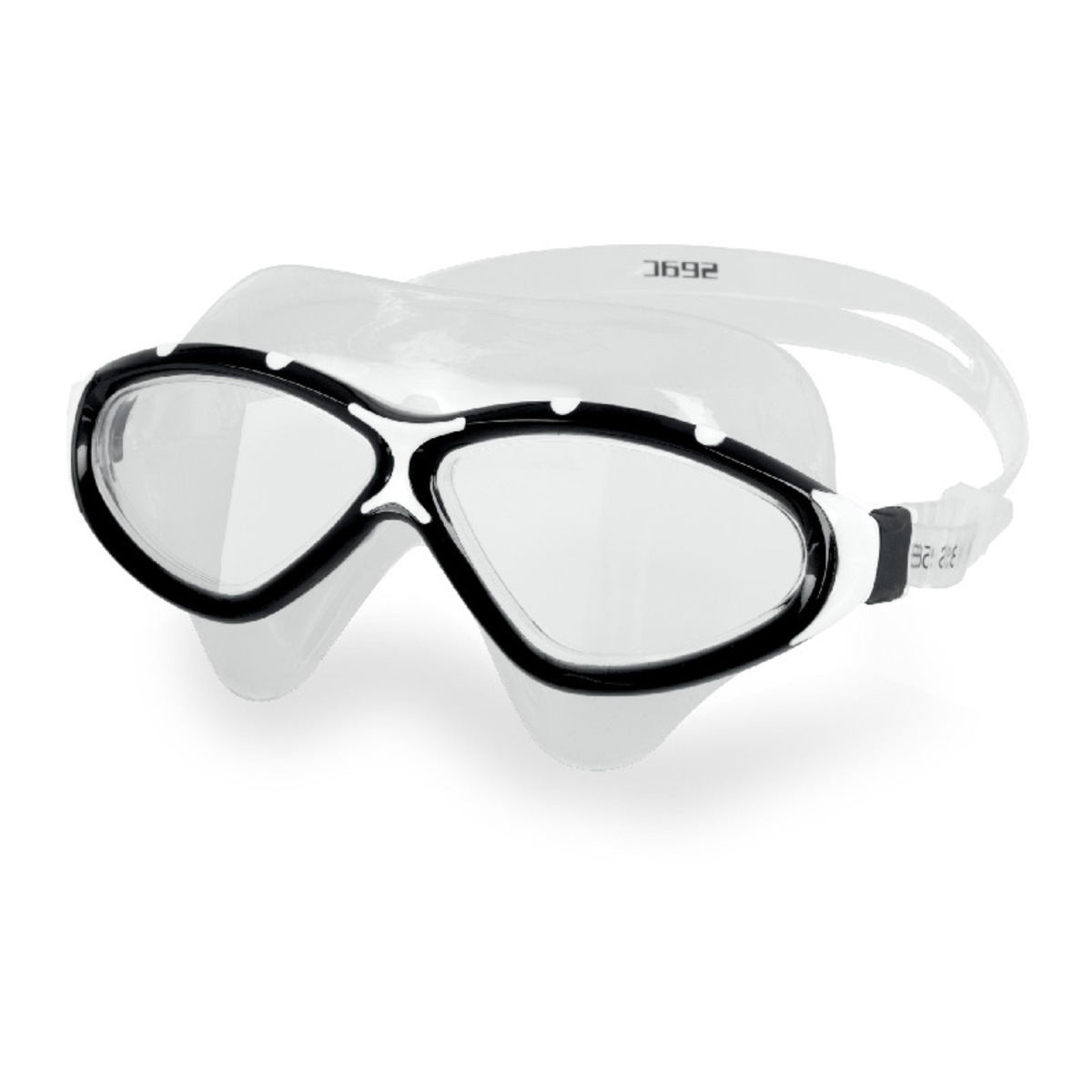 Seac Profile Goggles - Nero-Bianco Lt