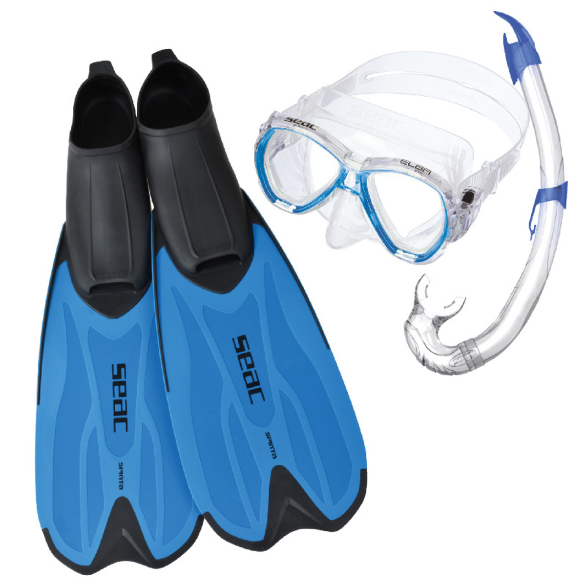 Seac Set Tris Spinta Lsr S/cl - Blu 31-33