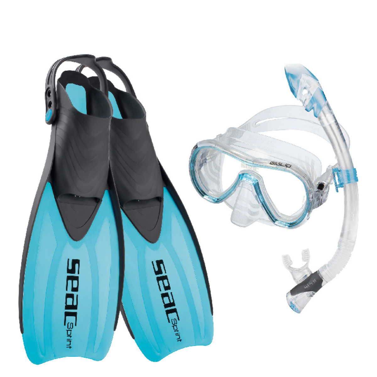 Seac Set Tris Sprint Dry S/cl - Blu 36-38