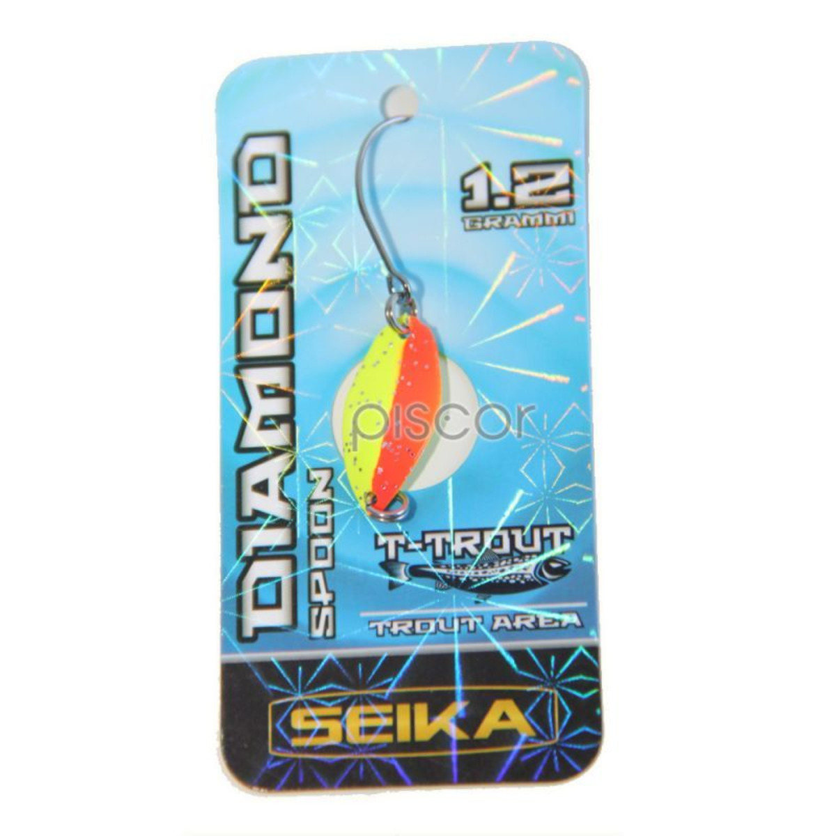 Seika Diamond Spoon - 20 mm - 1.2 g - Glitter Yellow Fluo Orange
