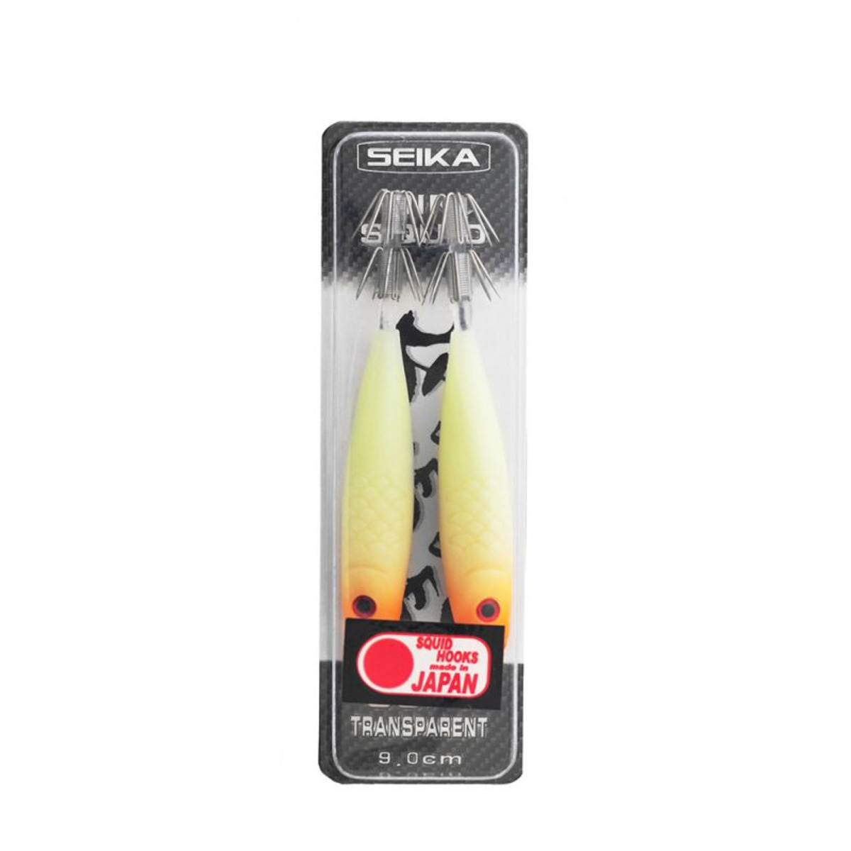 Seika Mini Squid Soft Trasparent - 75 mm - 01 - Jaune-Orange         
