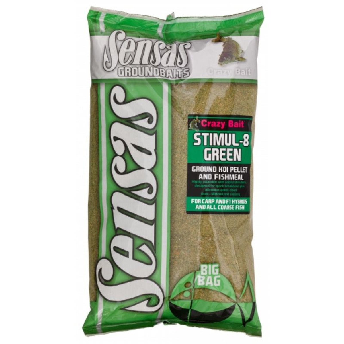 Sensas Sensas Big Bag Stimul 8 - Green - 2 kg