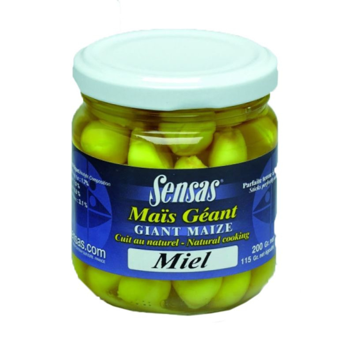 Sensas Maíz Gigante - Miel - 212 ml - Pot Verre