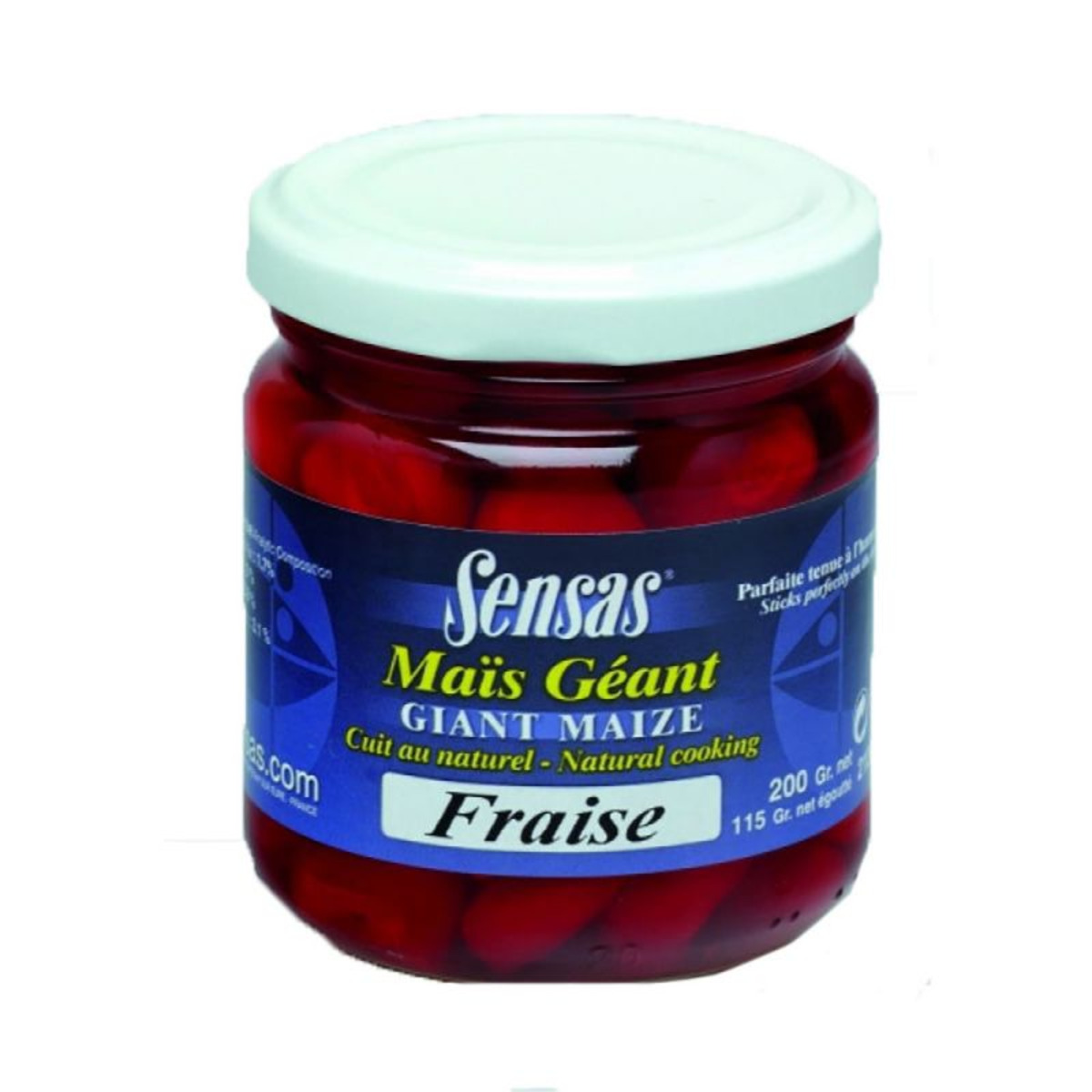 Sensas Mais Geant - Fraise - 212 ml - Pot Verre