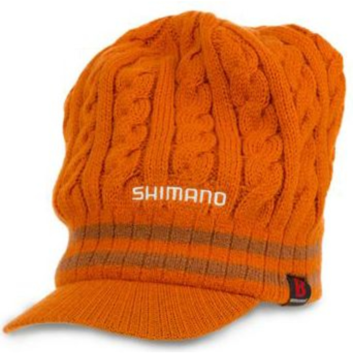 Shimano Breath Hyper Knit Cap with Visor - Red