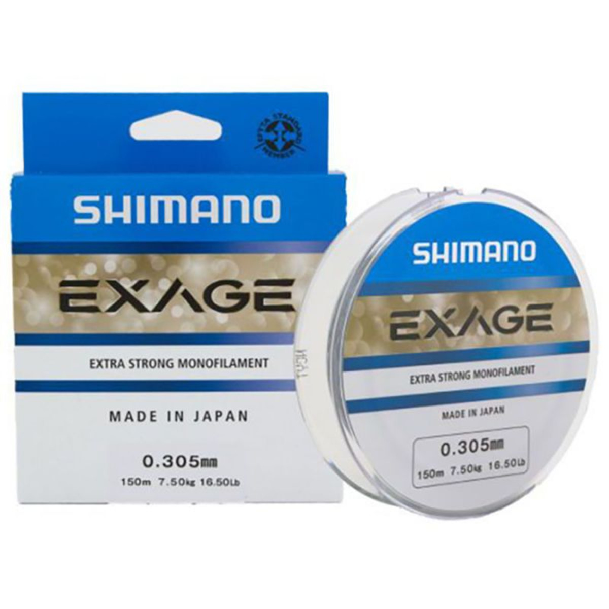 miniatura 5 - Filo da Pesca Shimano Exage Monofilament 150 M in Nylon ideale per lo Spinning