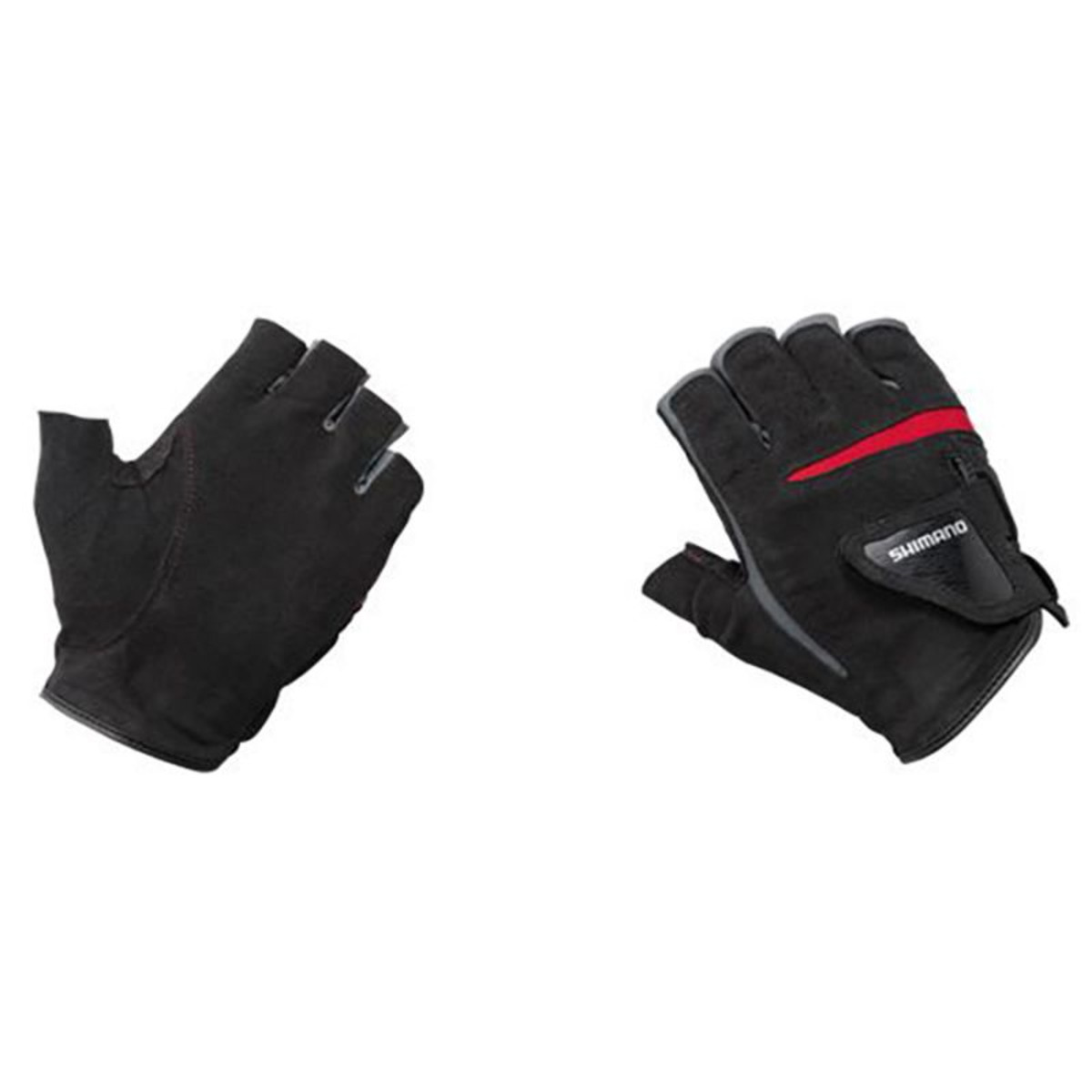 Shimano Guante Natural Glove 5 Finger Cut  - Black