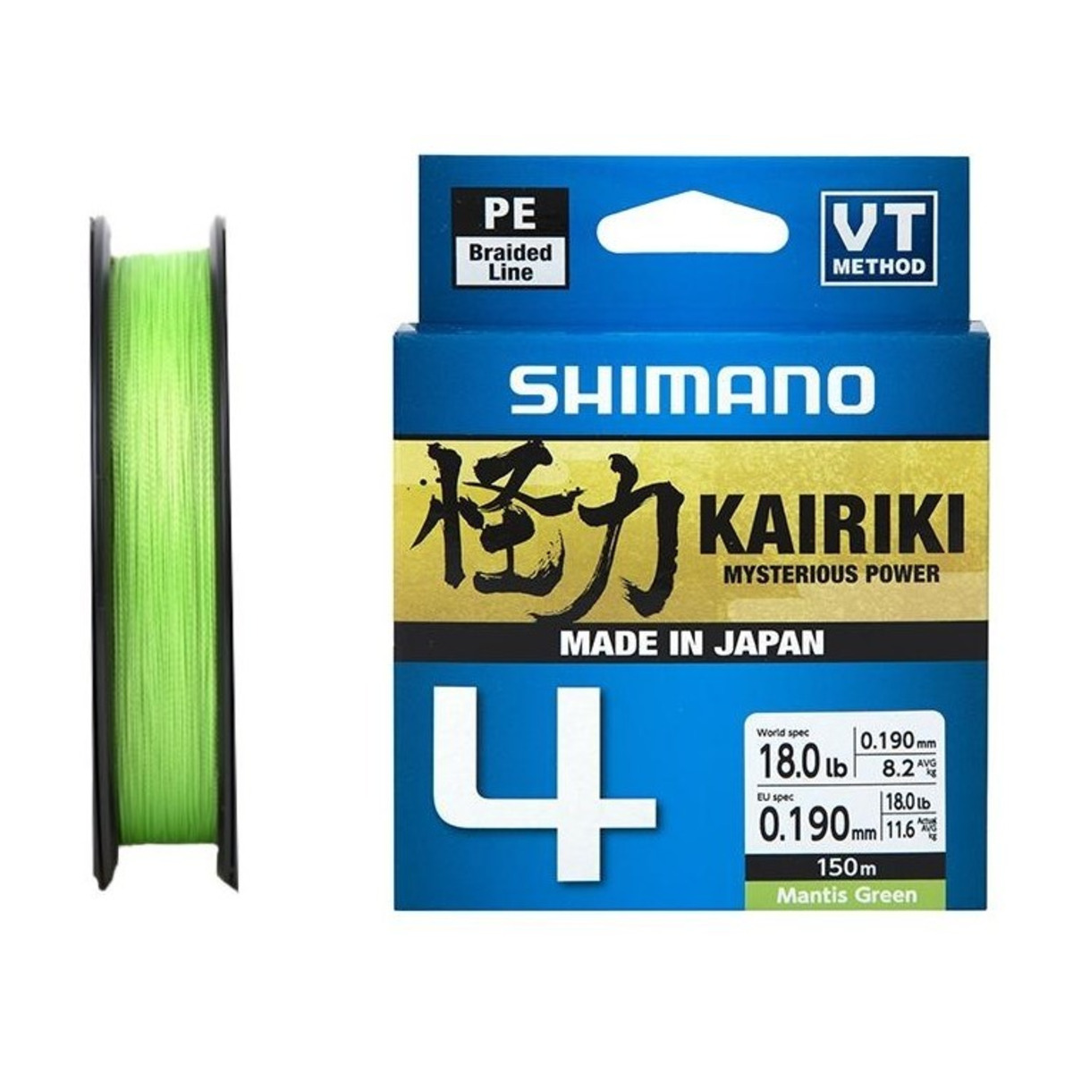Shimano Kairiki 4 Mantis Green 3000 M - 3000 m - 0,06 mm